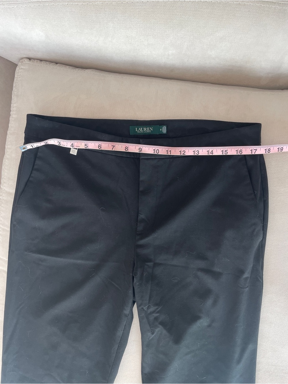 Lauren Ralph Lauren Black Women’s Dress Pants | Career Work Trouser | Sz 12 - Picture 2 of 8
